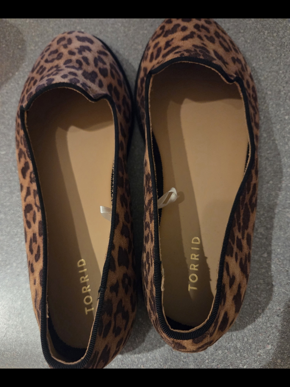torrid Leopard-Print Slip-On Ballet Flats - Brown & Black